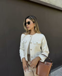 Valerie Parisian Cropped Tailored Jacket
