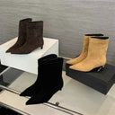Valora Chic Pointed Toe Ankle Boots