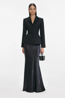 Veloura Tweed Jacket & Satin Autumn Skirt Set
