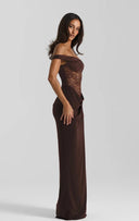 Aria Formal Lace Evening Maxi Dress