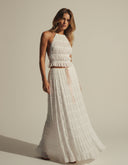 Mariselle Pleated Maxi Two-Piece Set