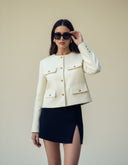 Valerie Parisian Cropped Tailored Jacket