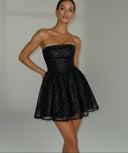 Solene Sparkle Corset Mini Dress